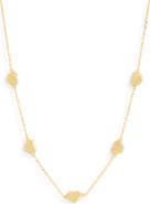 NORDSTROM RACK Heart Station Link Necklace