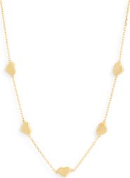 NORDSTROM RACK Heart Station Link Necklace