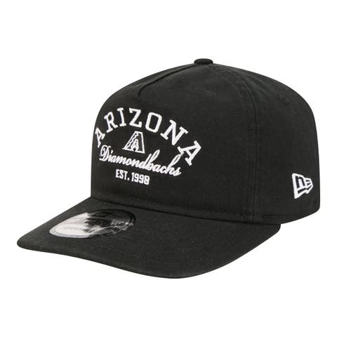 Men's New Era Black Arizona Diamondbacks Stacked 19TWENTY Adjustable Hat