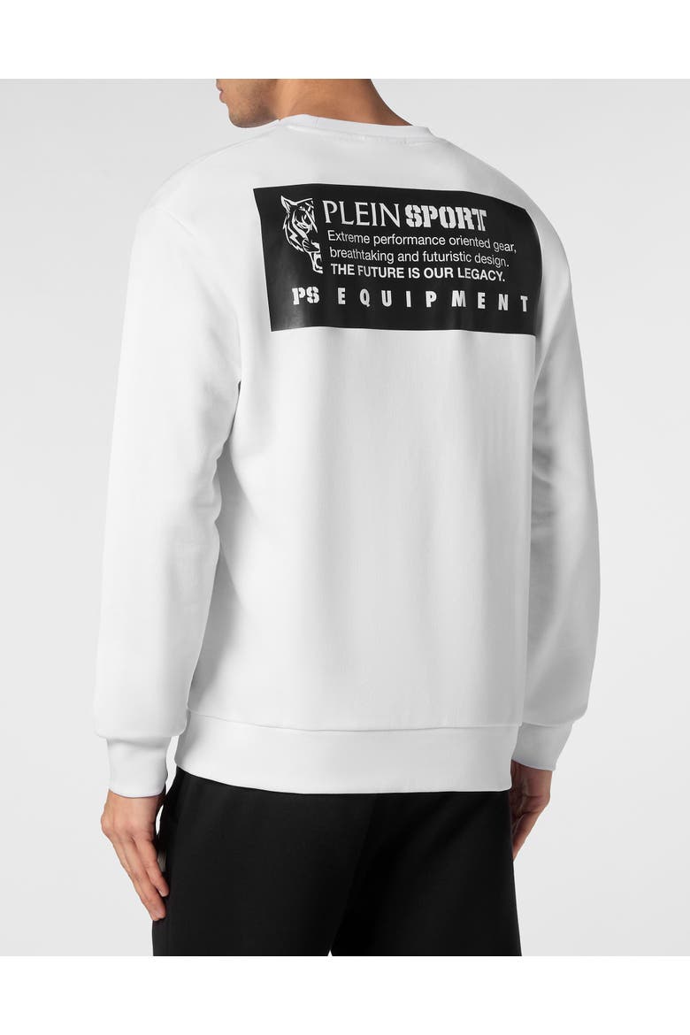 Sweatshirt Men, Alternate, color, white/black