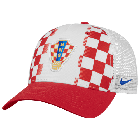 Men's Nike White Croatia National Team Rise Trucker Adjustable Hat
