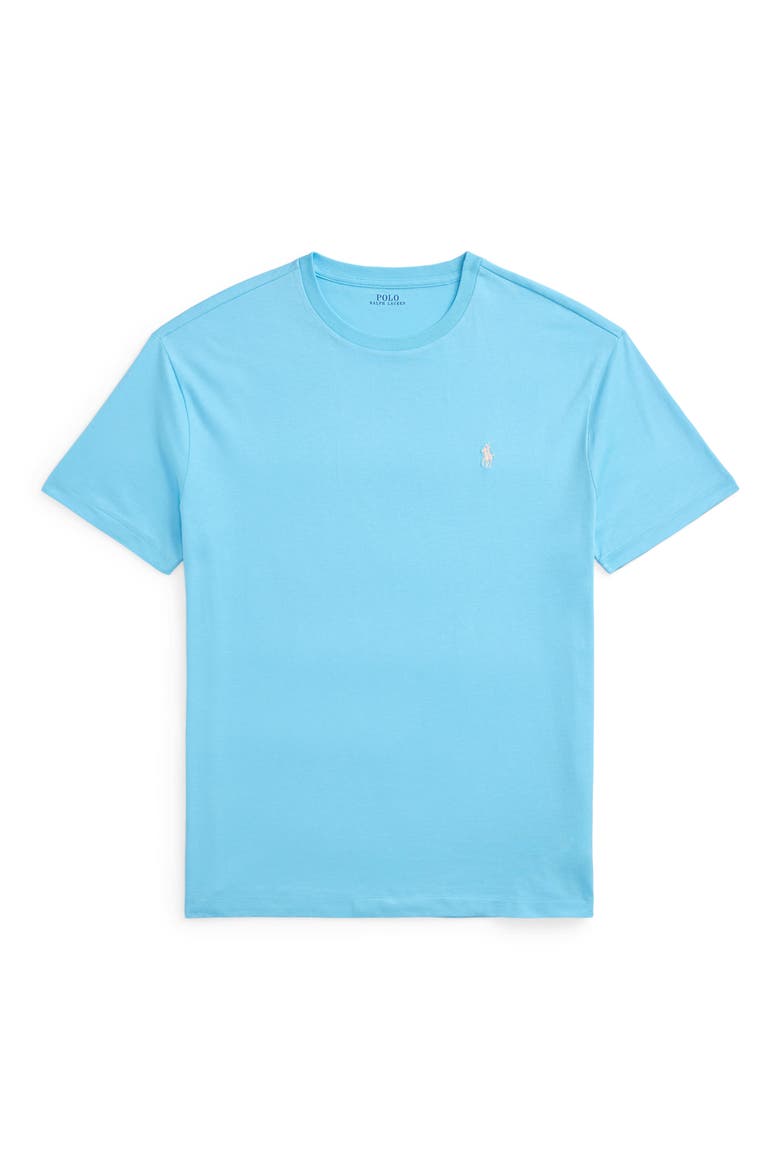Embroidered Short Sleeve Jersey T-Shirt, Alternate, color, NEPTUNE