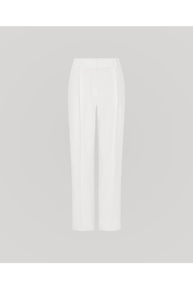 Elizabeth Linen Trousers, Main, color, White