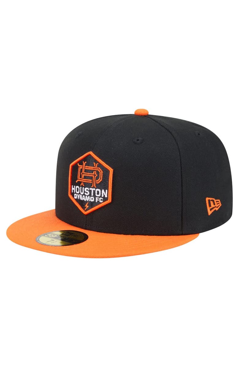 New Era Men's New Era  Black Houston Dynamo FC 2025 Kickoff 59FIFTY Fitted Hat, Alternate, color, Black