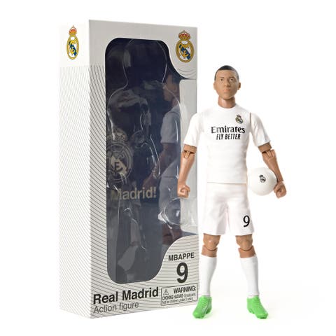 SOCKERS Real Madrid CF Kylian Mbappe 8" Collectible Soccer Action Figure
