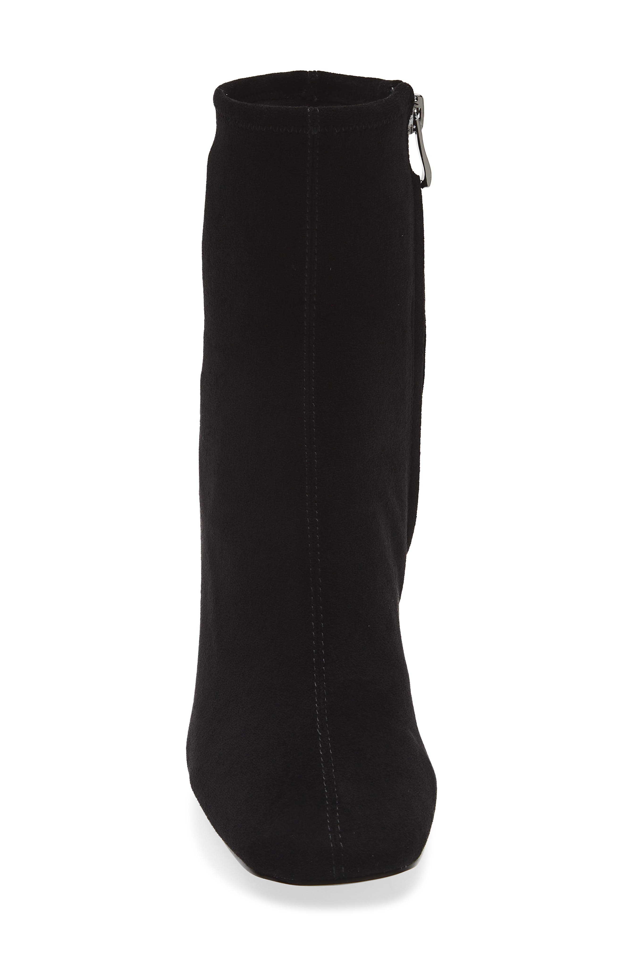 DKNY Cavale Square Toe Bootie, Alternate, color, Black