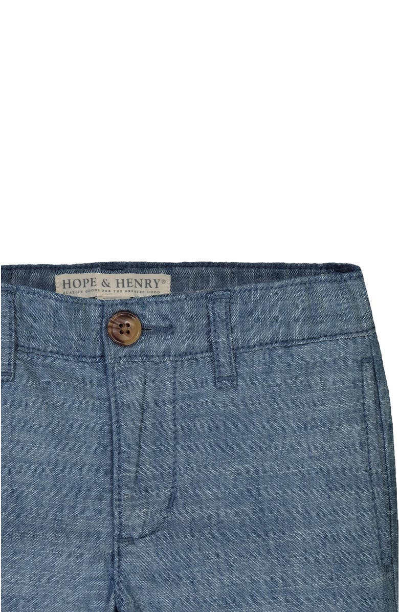Hope & Henry Boys' Organic Chambray Suit Pant, Kids, Alternate, color, 
