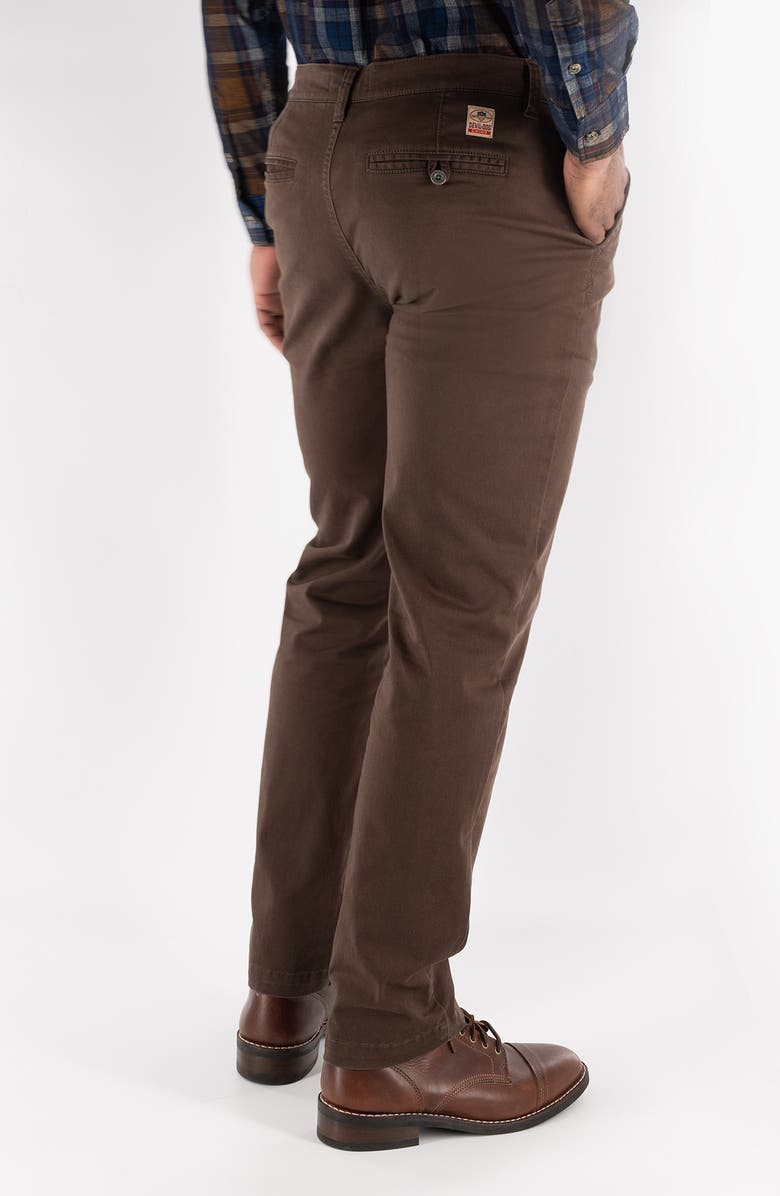 Devil-Dog Dungarees Flat Front Stretch Cotton Chinos, Alternate, color, 