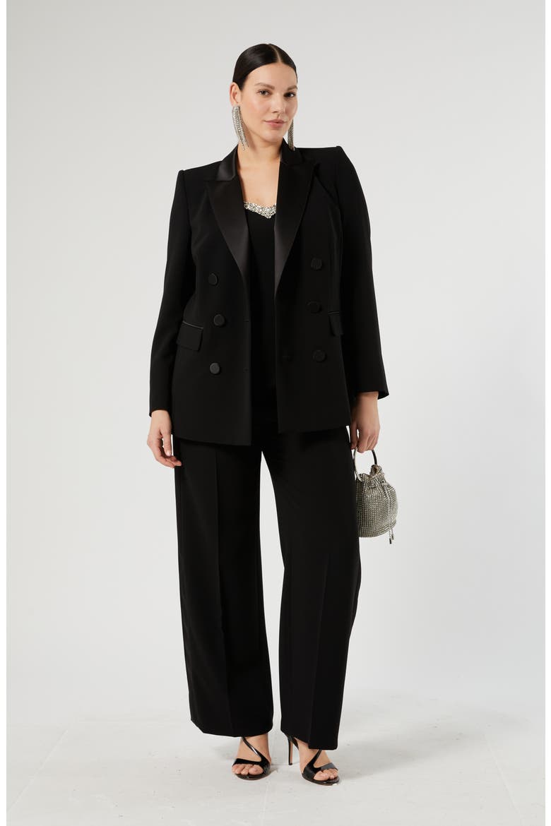 Wide Leg Pants, Alternate, color, BLACK