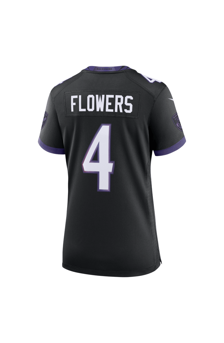 Nike Women's Nike Zay Flowers Black Baltimore Ravens Alternate Game Jersey, Alternate, color, Black
