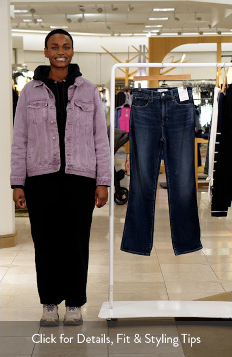 The Longline Straight Leg Jeans, sales video thumbnail
