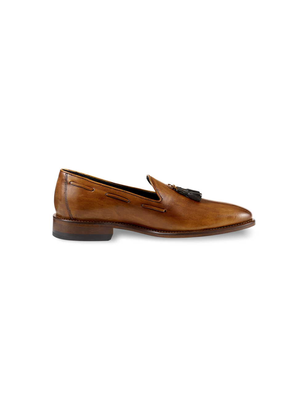 Paul Fredrick Ethan Tassel Loafer, Alternate, color, Chestnut