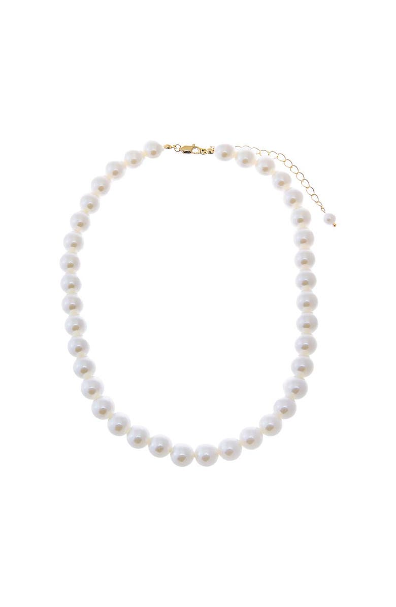 BY ADINA EDEN Pearl Strand Necklace, Alternate, color, Pearl White