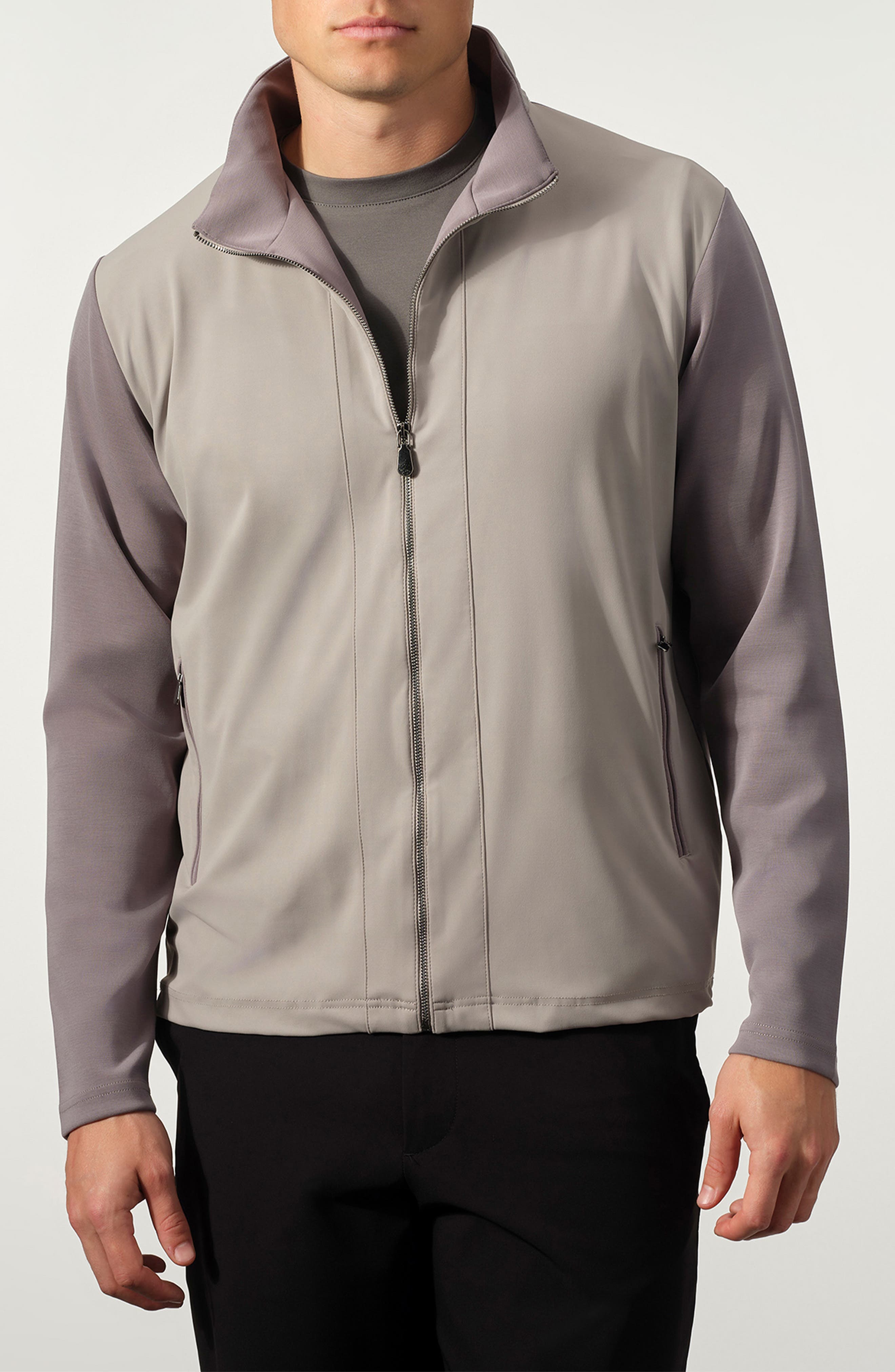 Hybrid Performance Cotton Full Zip Sweatshirt