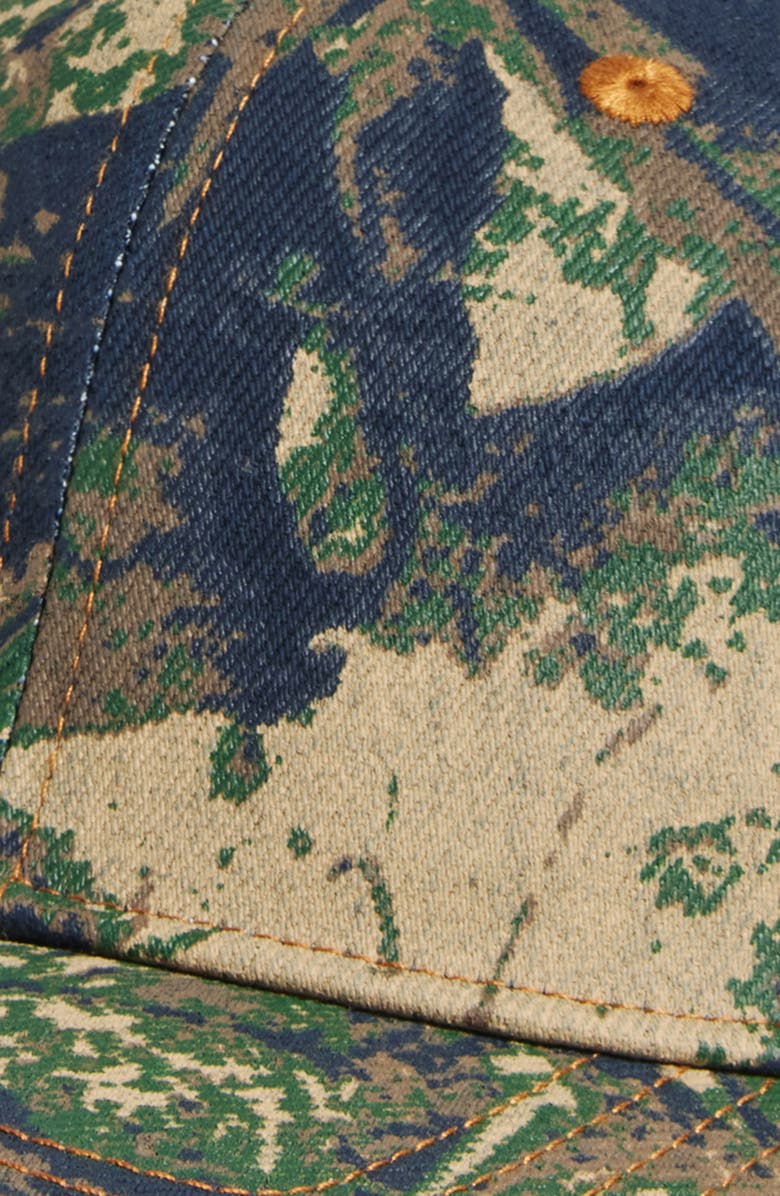 Acne Studios Acid Wash Cotton Ripstop Baseball Cap, Alternate, color, 