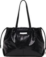 maje Crackled leather Milpli tote bag