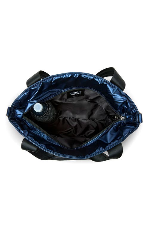 Think Royln Jetset Wingman Tote In Pearl Indigo