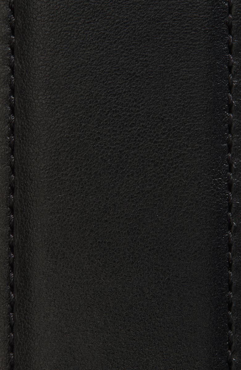 Versace Medusa Head Leather Belt, Alternate, color, Black-Palladium