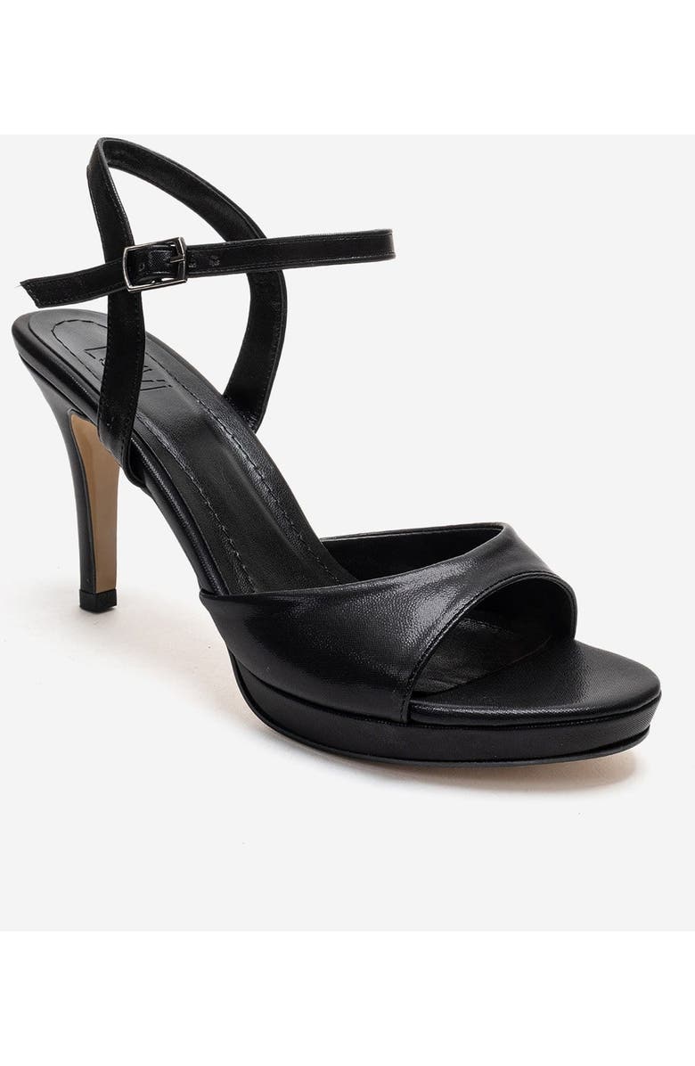 Prologue Shoes Poise Stiletto Sandal, Alternate, color, Black