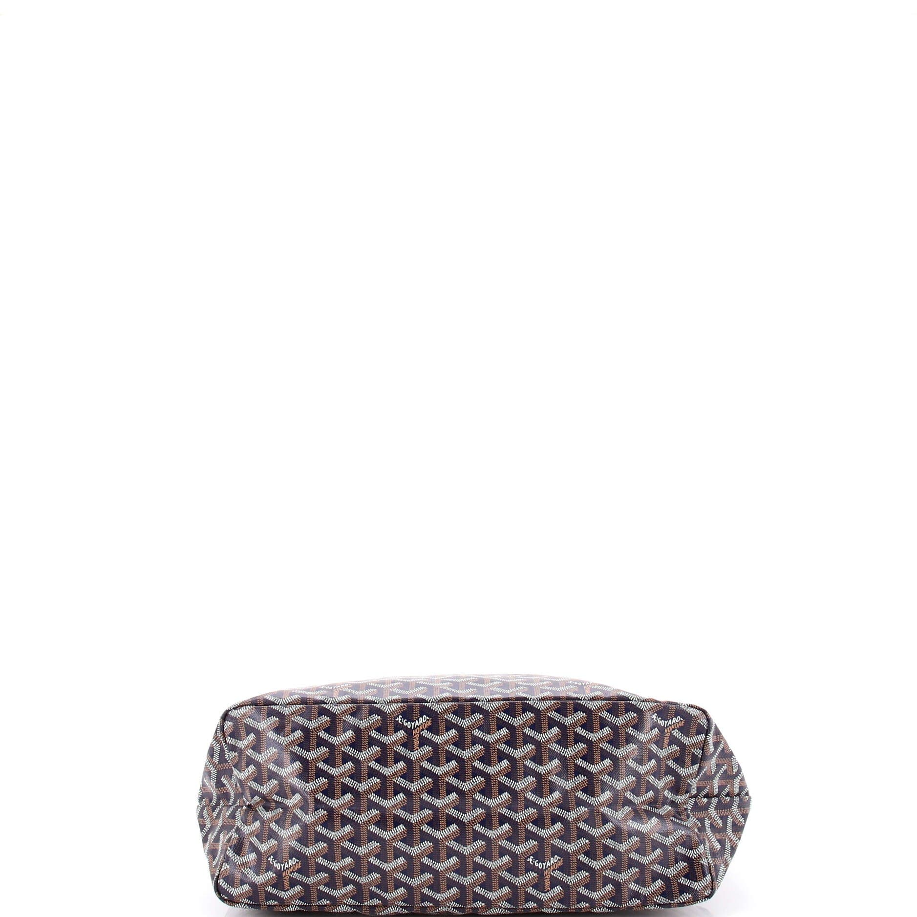 Pre-Owned Goyard Saint Louis Tote Coated Canvas PM, Alternate, color, Blue