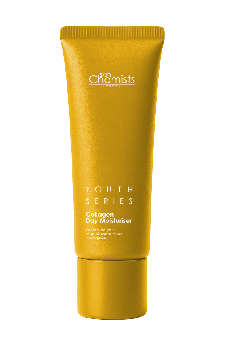 SKINCHEMISTS Youth Series 1% Collagen Day Moisturiser 50ml, Main, color, White