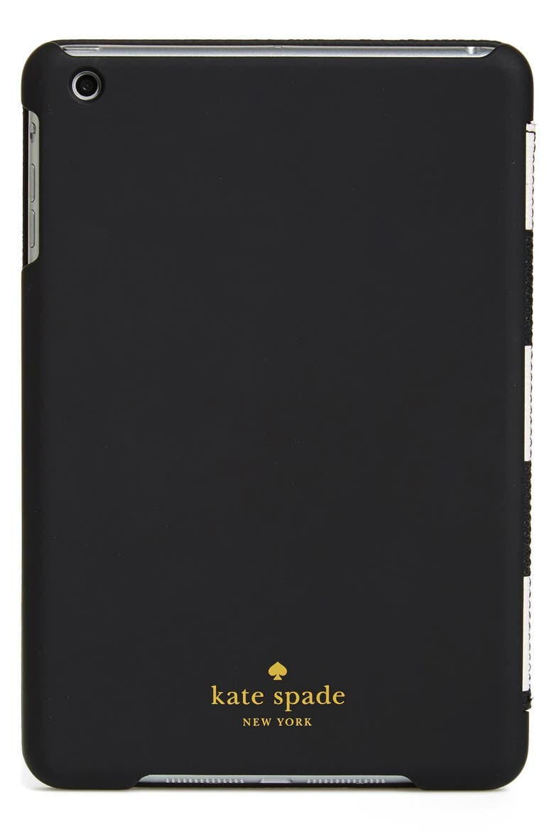 'hawthorne lane' iPad mini case, Alternate, color, CREAM/ BLACK
