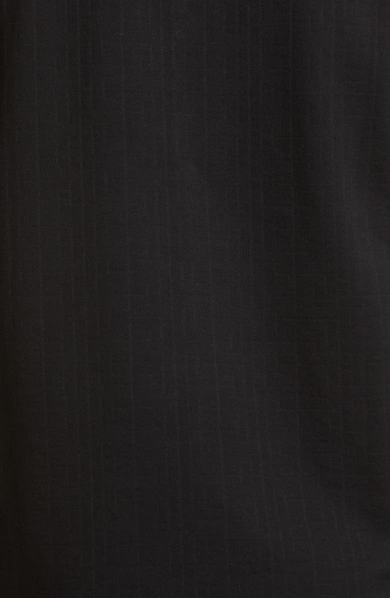 Balmain Snap Placket Cotton Piqué Polo, Alternate, color,