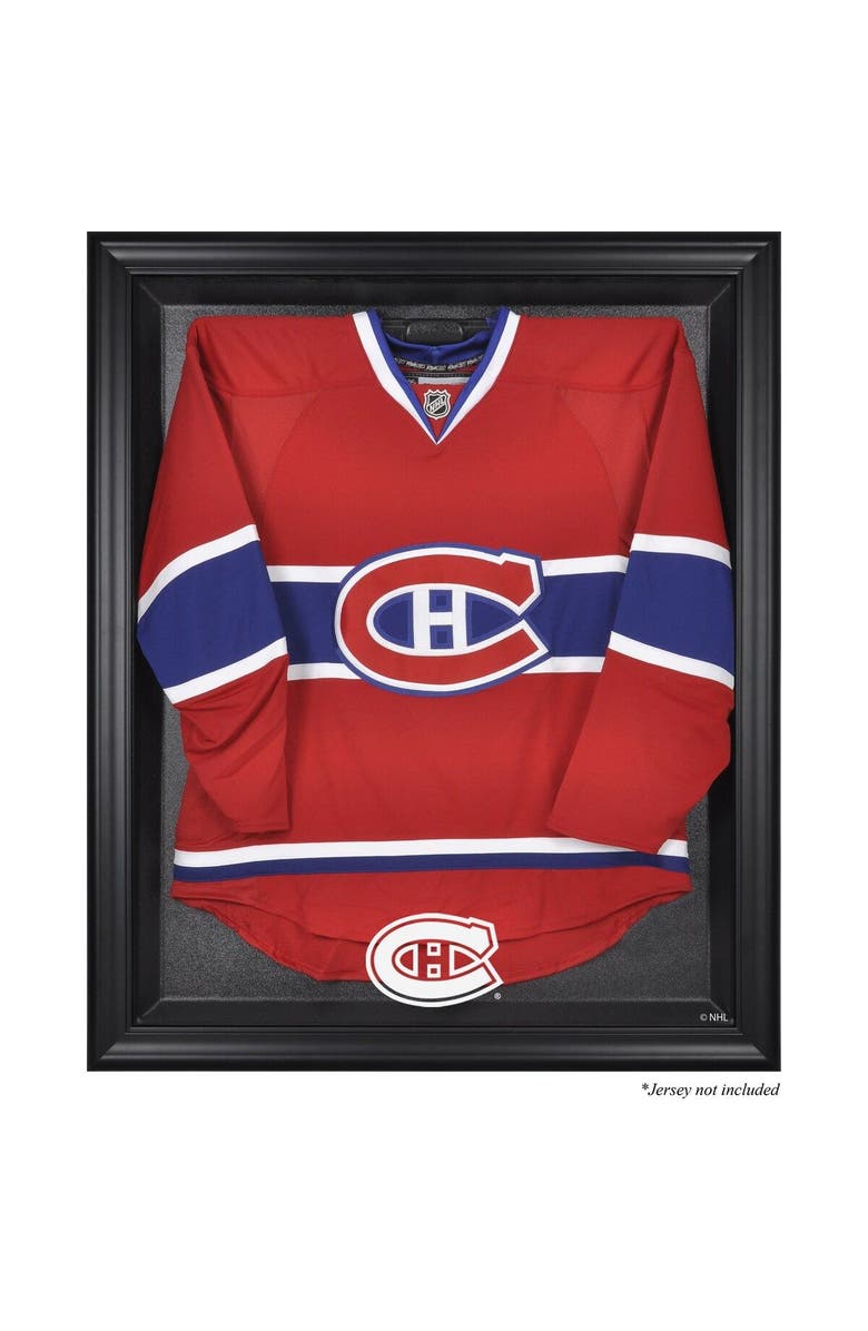 FANATICS AUTHENTIC Montreal Canadiens Black Framed Logo Jersey Display Case, Main, color, 