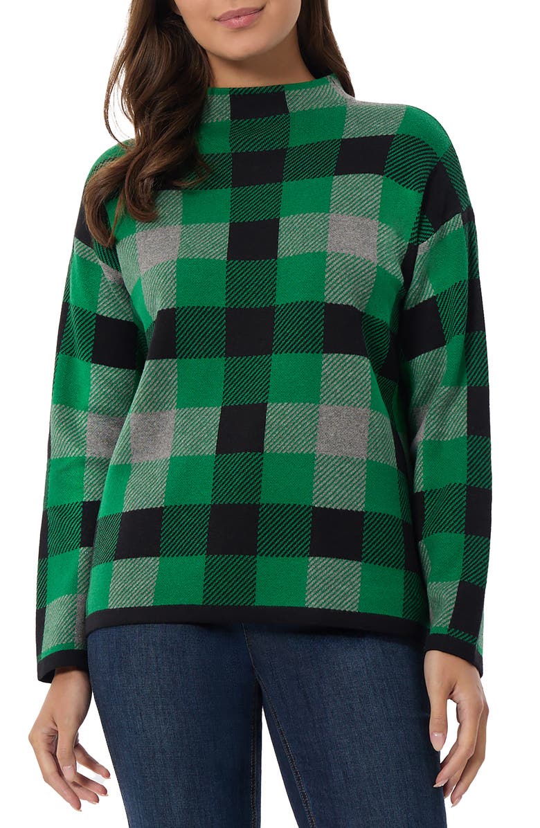 Jones New York Mock Neck Sweater, Main, color, 