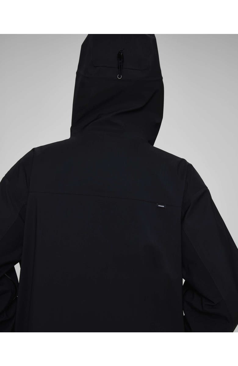 vowels Shell Jacket, Alternate, color, Black