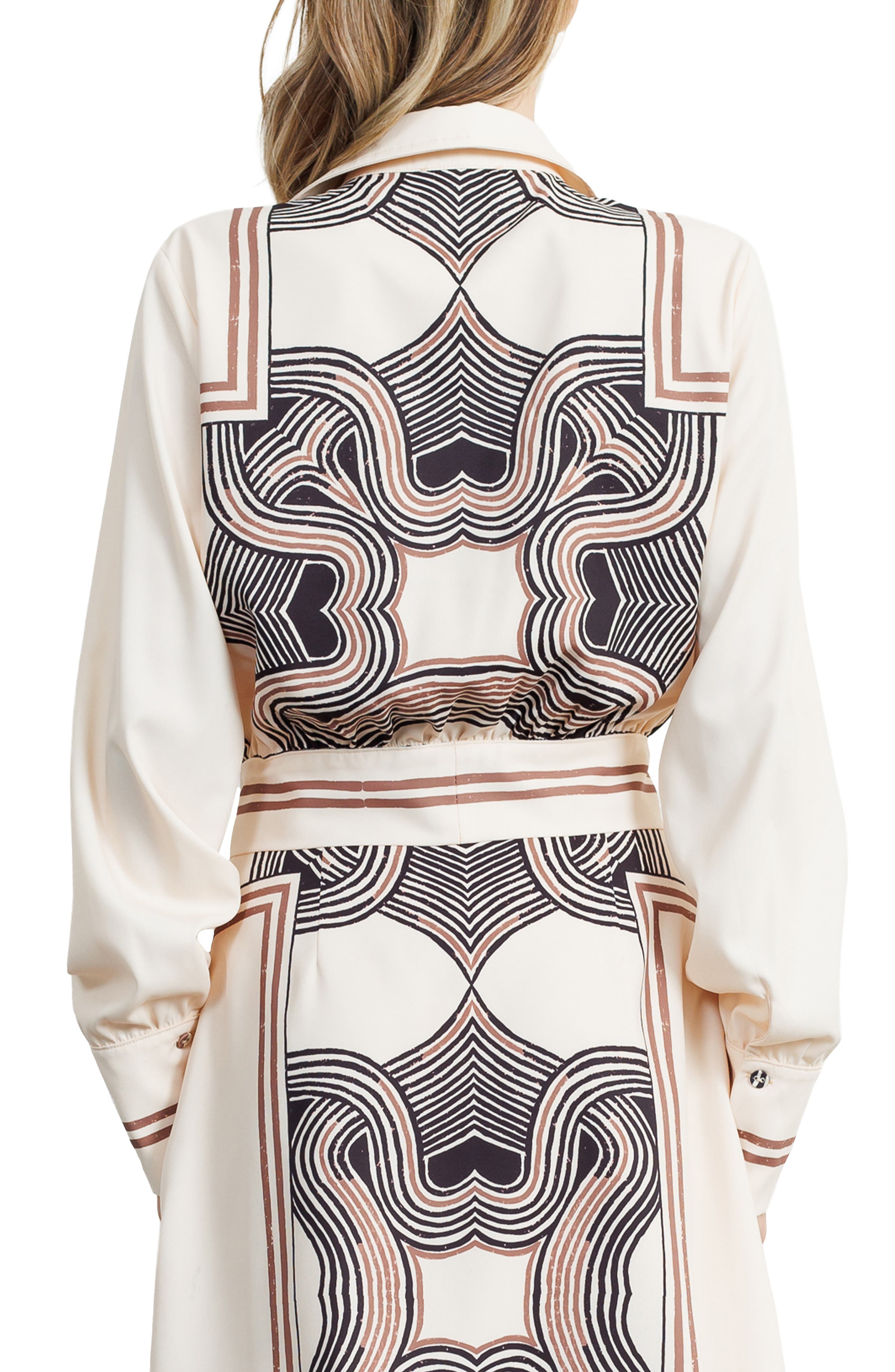 Gara Long Sleeve Tie Front Shirt - image 2