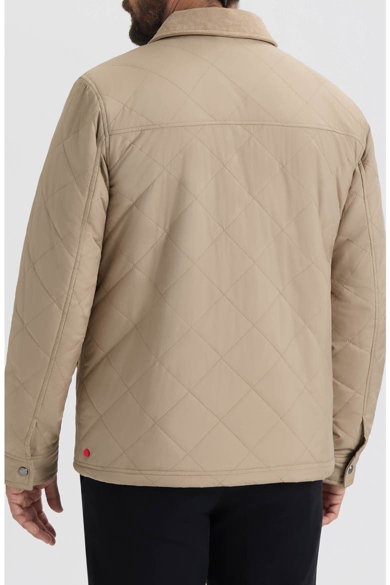Bell Quilted Barn Jacket, Alternate, color, TEAK