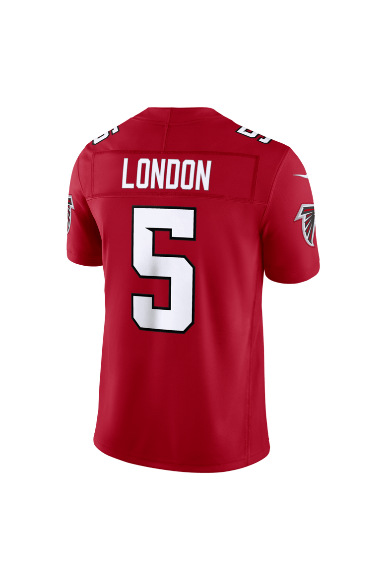 Men's Nike Drake London Red Atlanta Falcons Vapor F.U.S.E. Stitched Limited Jersey, Alternate, color, Red