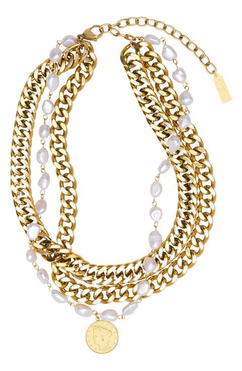 Aragon Freshwater Pearl Necklace