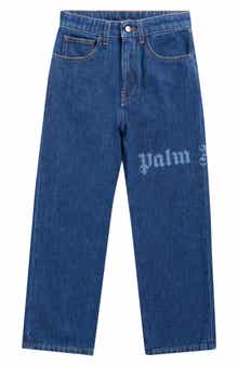 Kids' Classic Logo Relaxed Straight Leg Jeans