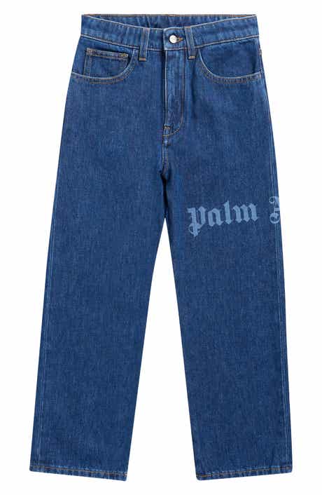 Kids' Classic Logo Relaxed Straight Leg Jeans