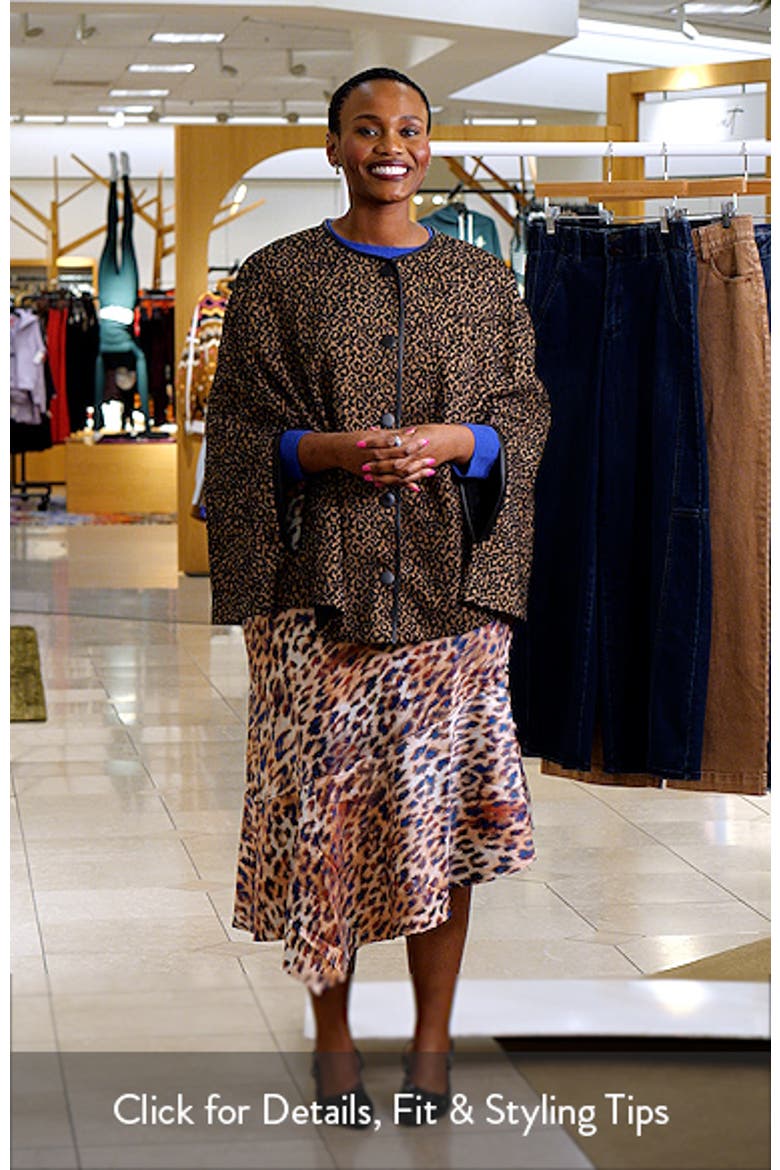Leopard Jacquard Cape video