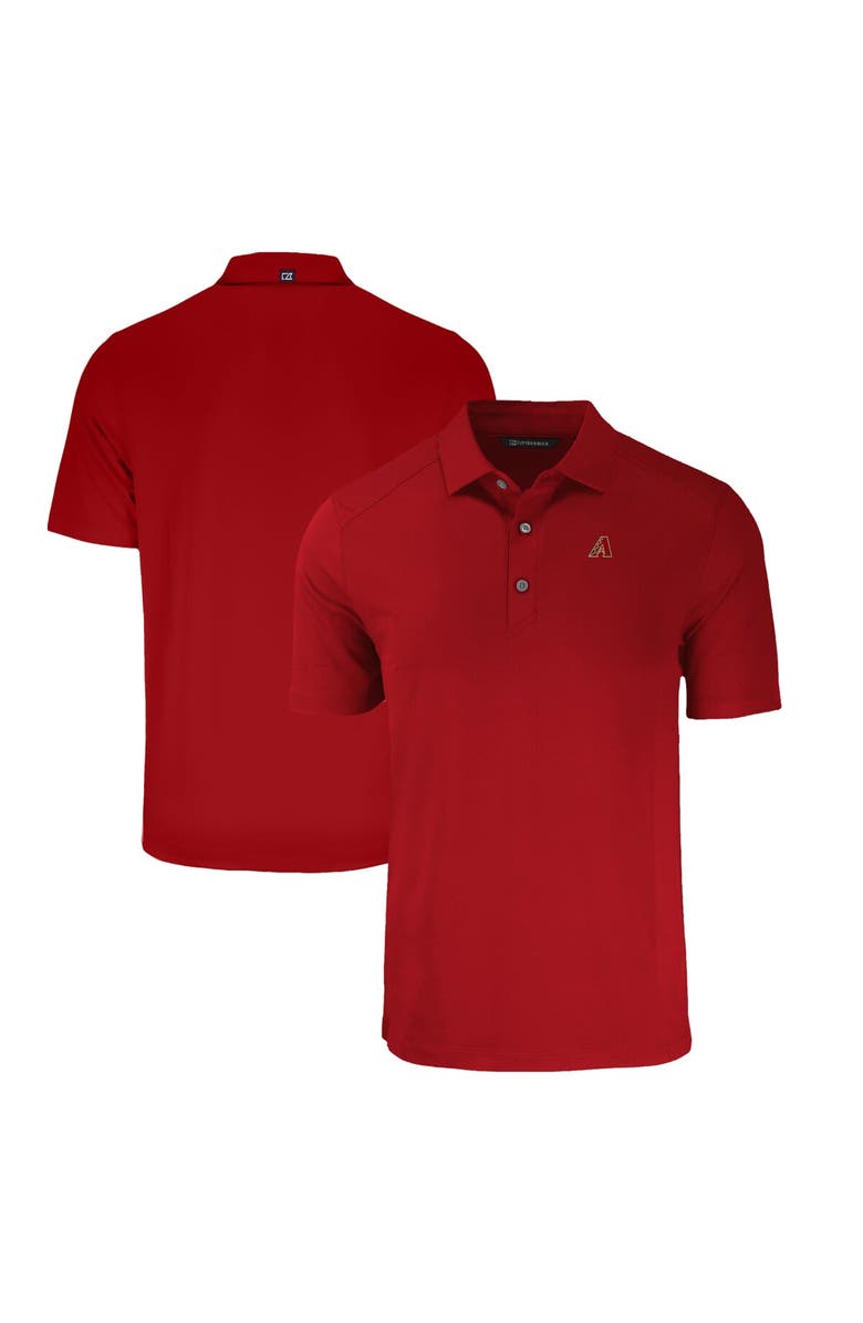 Cutter & Buck Men's Cutter & Buck Red Arizona Diamondbacks Forge Eco Stretch Recycled Polo, Main, color, 