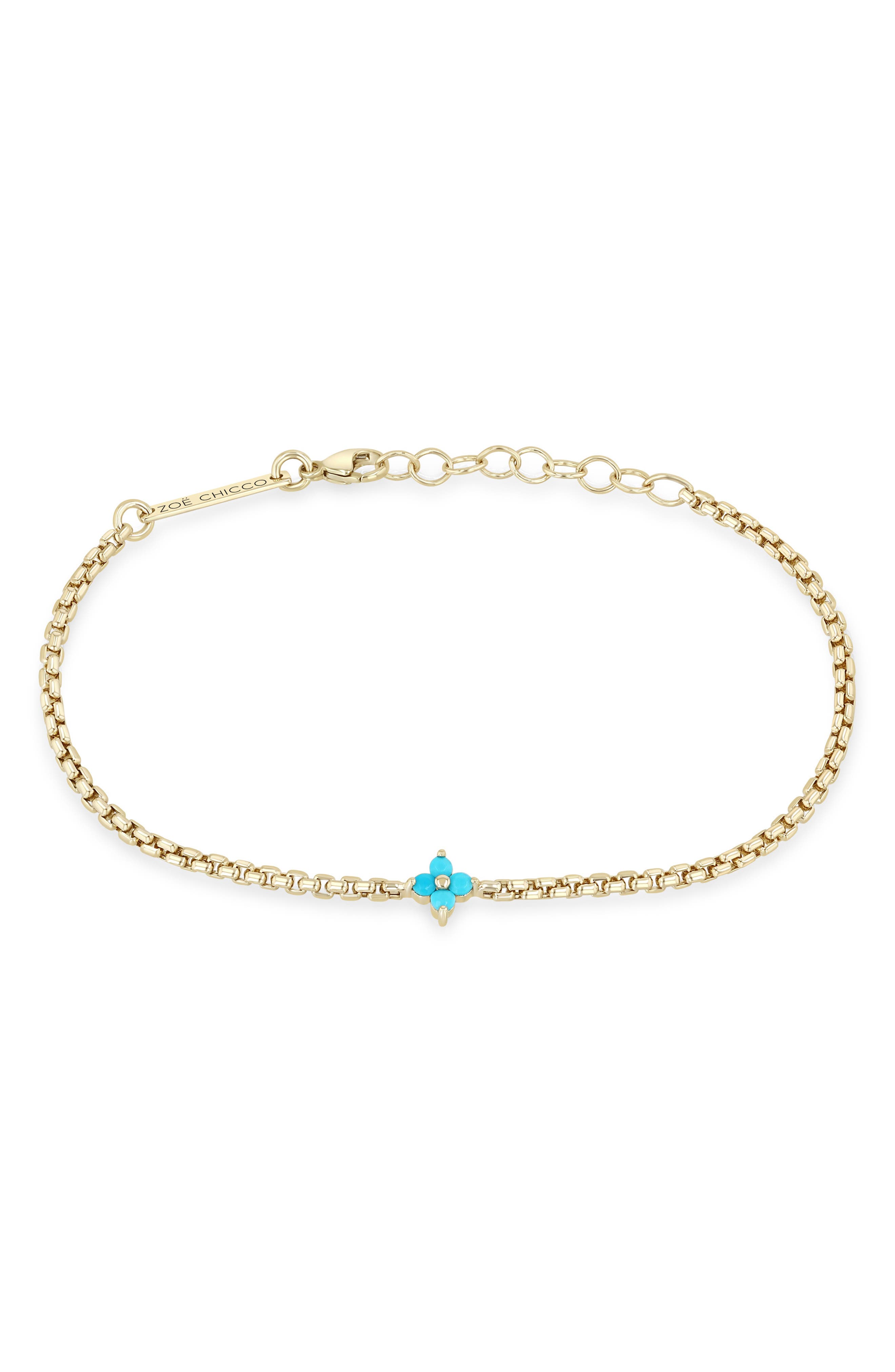 selected 14K YELLOW GOLD / TURQUOISE