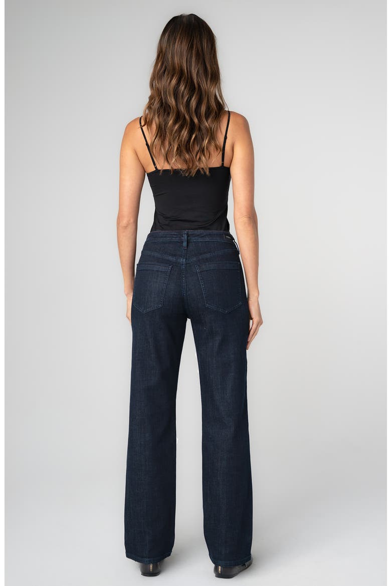 Kennedy Side Stitch Straight Leg Jeans, Alternate, color, MIDNIGHT ECLPSE