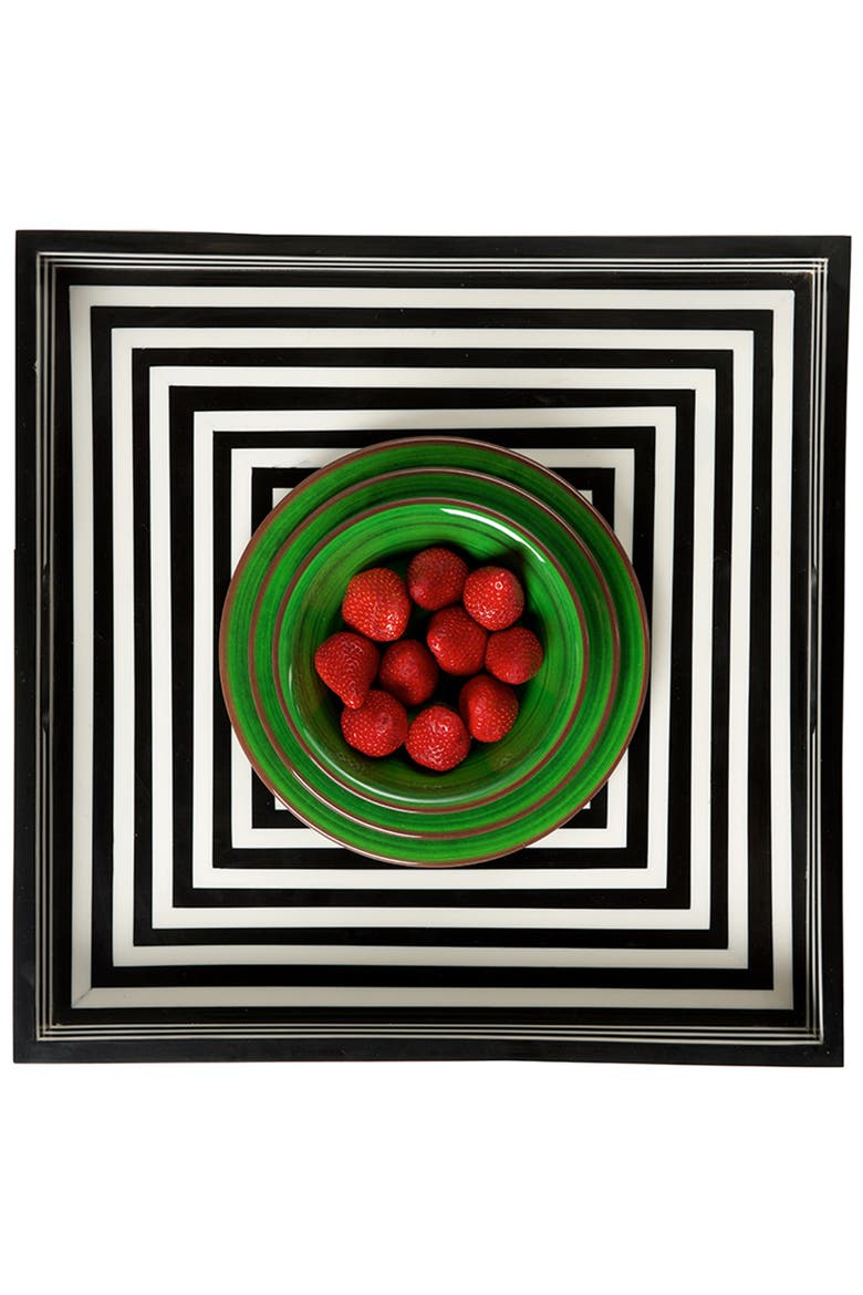 St. Tropez Salad Plate, Alternate, color, GREEN