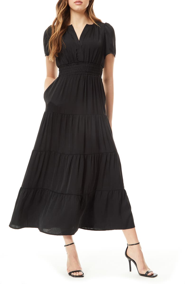 BY DESIGN Rio Tiered Maxi Dress, Main, color, 