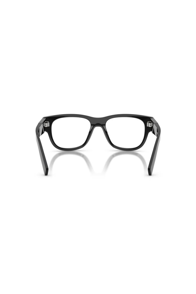 53mm Square optical glasses, Alternate, color, Black