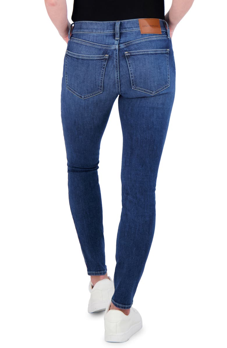 Lucky Brand Ava Mid Rise Skinny Jeans, Alternate, color, 