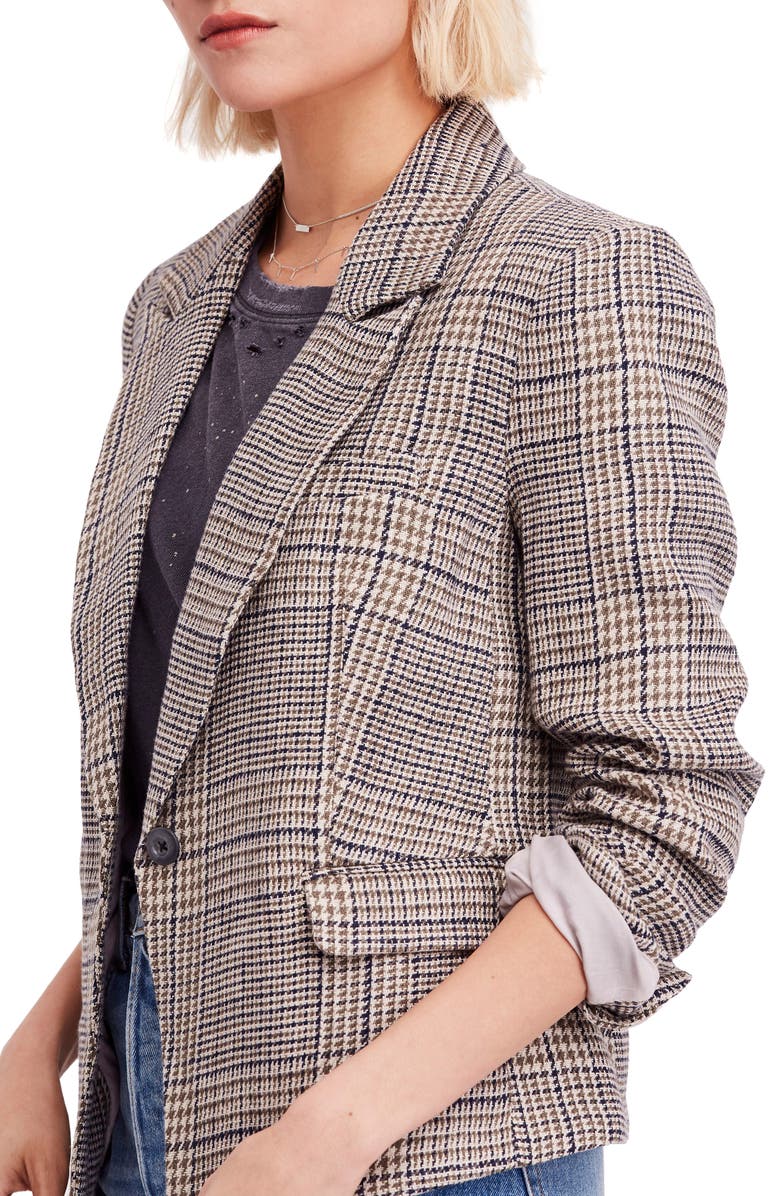 Free People Chess Blazer, Alternate, color,