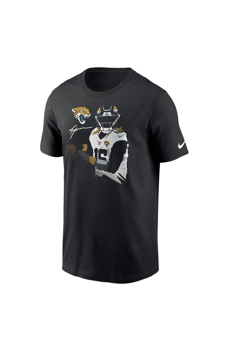 Nike Men's Nike Trevor Lawrence Black Jacksonville Jaguars Player Graphic T-Shirt, Alternate, color, Black