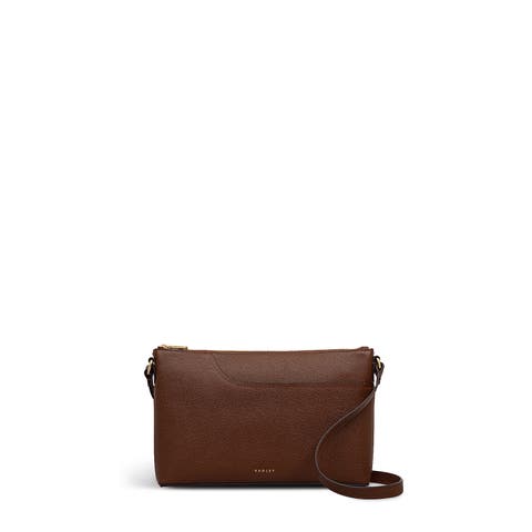 Pockets - Texture Medium Ziptop  Crossbody Bag