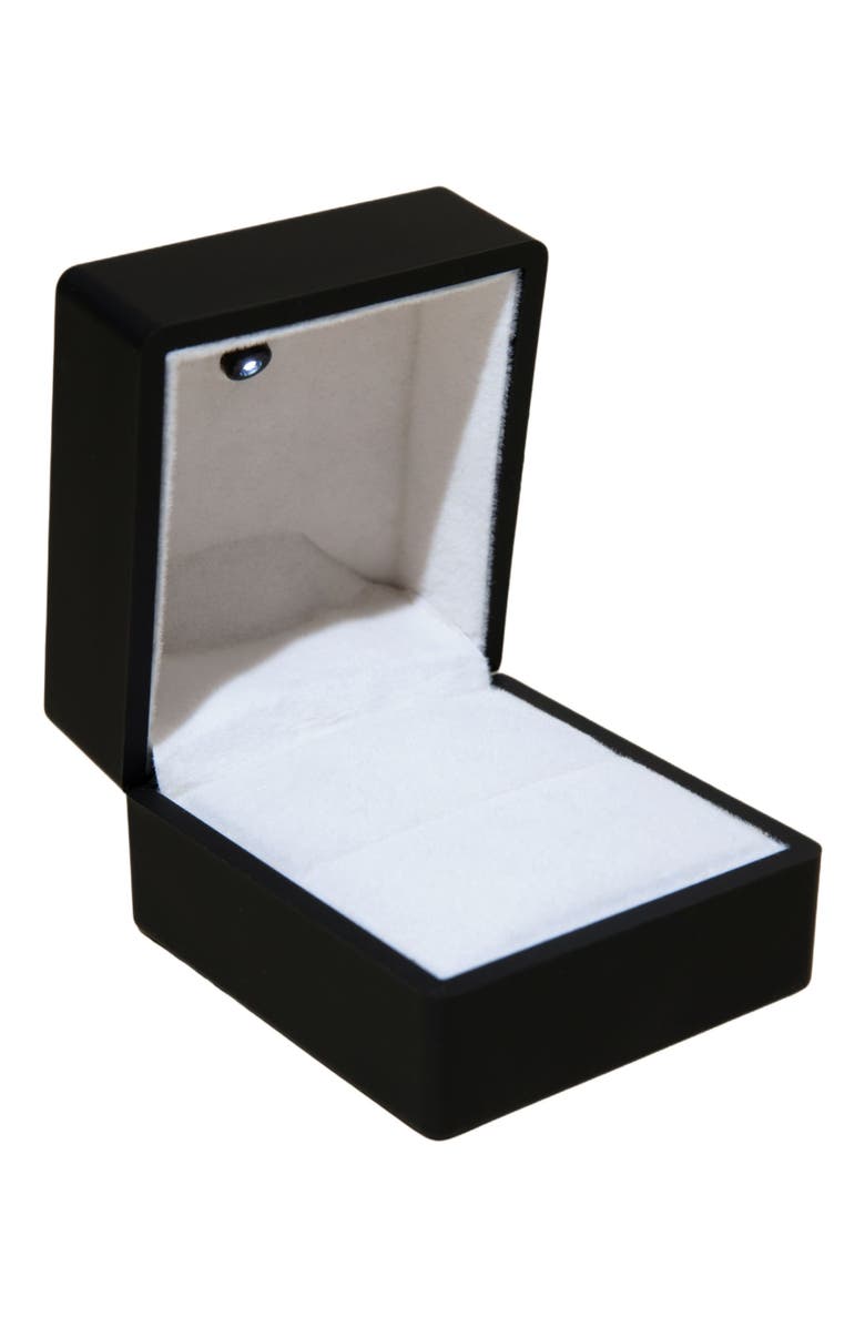 VoiceGift Voice Recordable Ring Box with LED, Alternate, color, Black