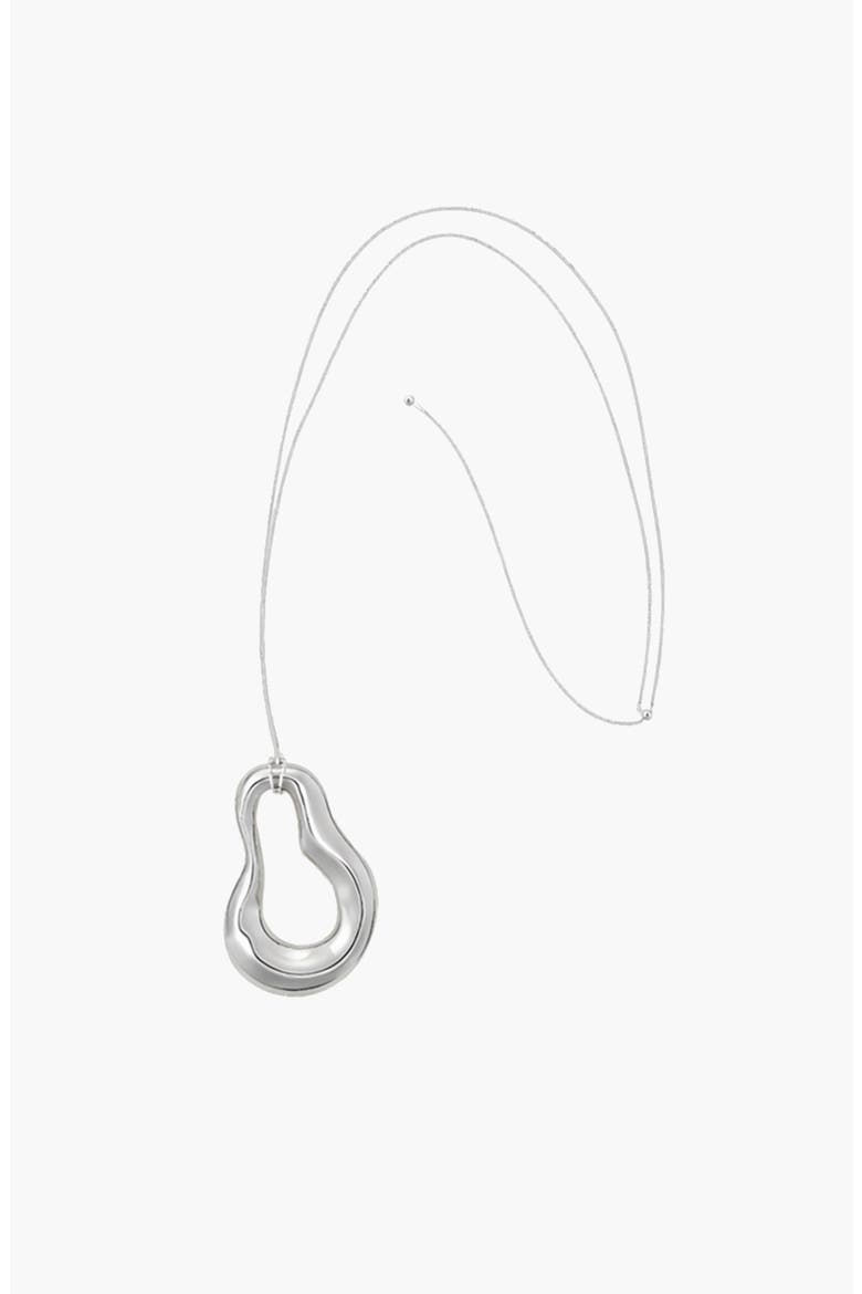 Nova Wave Necklace in Silver, Alternate, color, Silver