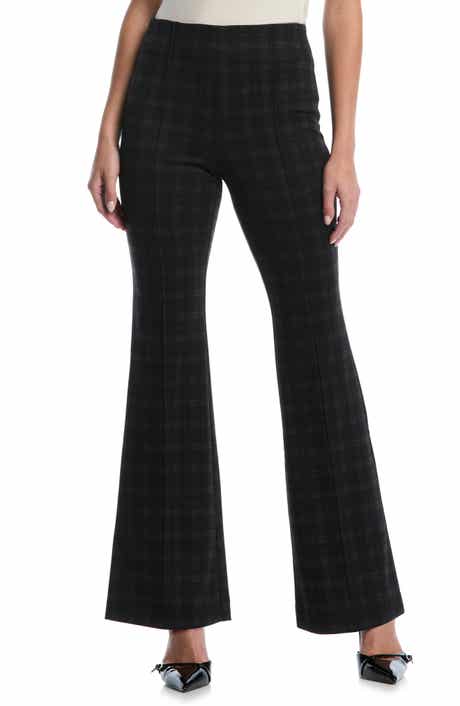 Check Bootcut Pants